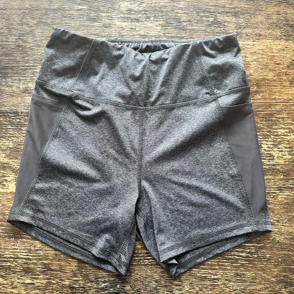 Medium Gray Biker Shorts
